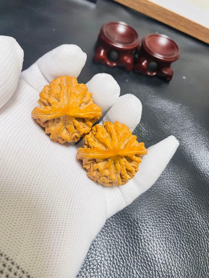 厚揚げNo.407❤️遊ぶクルミ　文玩核桃 希少変高級種龙门涧