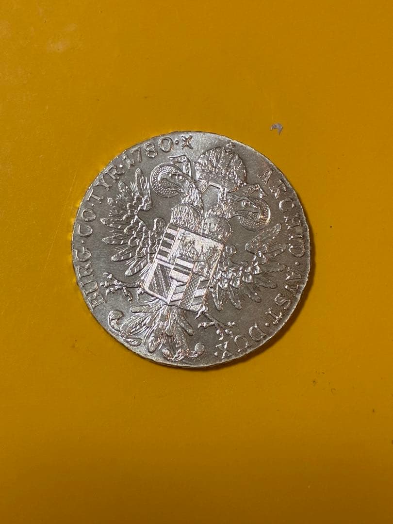 オーストリア 1780年 マリア・テレジア 銀貨