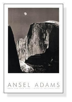 額装品/Moon and Half Dome/エンボスマーク/アンセルアダムス