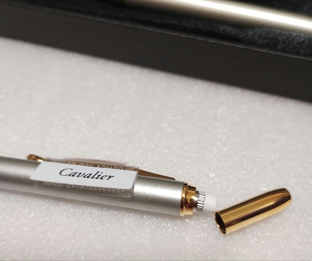 （廃盤品・新品未使用）パイロット　万年筆　初期型カヴァリエ3点セット　シルバー軸