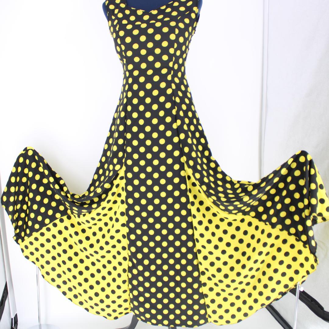 【美品 フラメンコ衣装】イエロー＆ブラック prima boutique ドレス