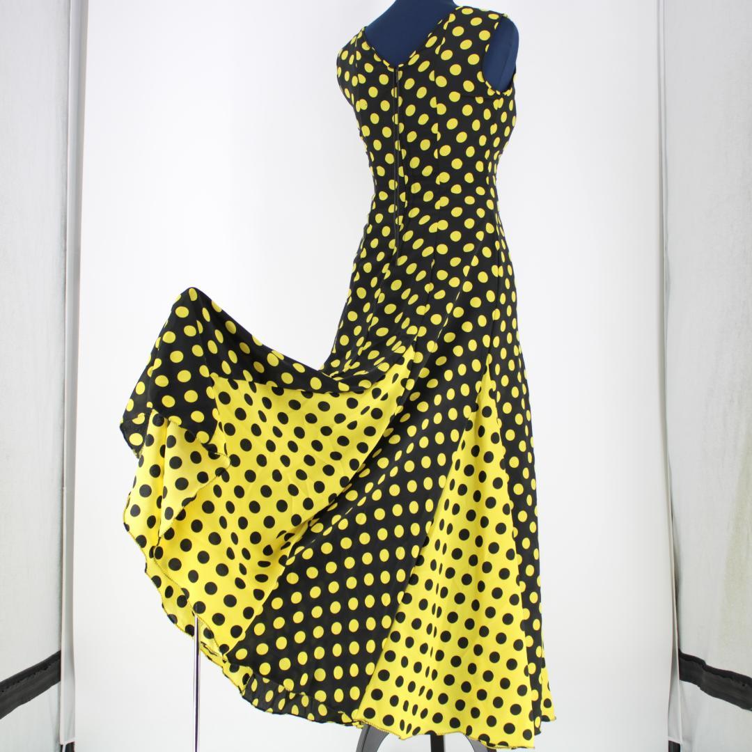 【美品 フラメンコ衣装】イエロー＆ブラック prima boutique ドレス