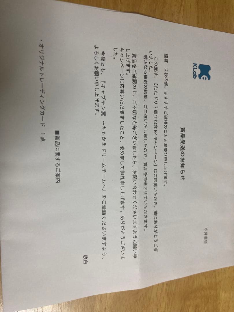 キャプテン翼　たたかえドリームチーム　カード　日向小次郎