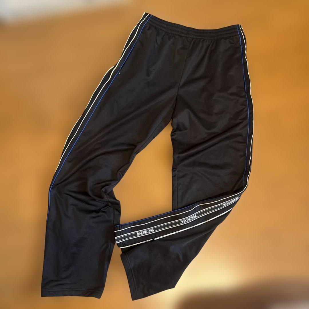 BALENCIAGA ブラック トレーニングパンツ