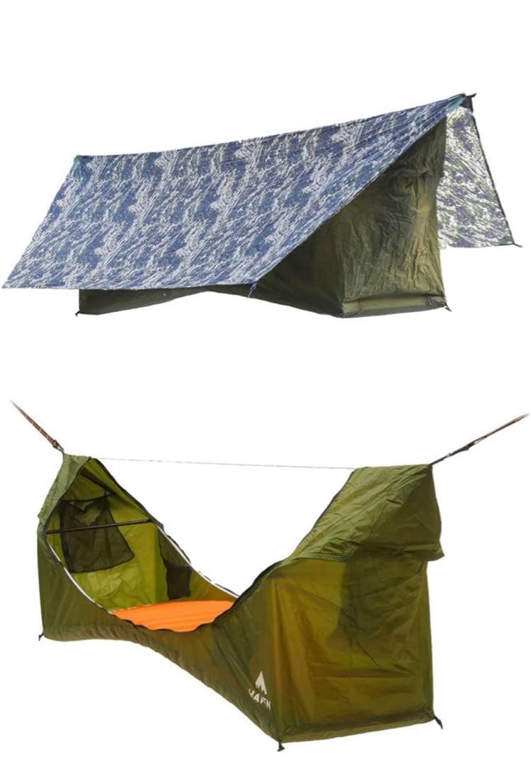 ヘブンテント　ハンモックテント　フォレストカモ