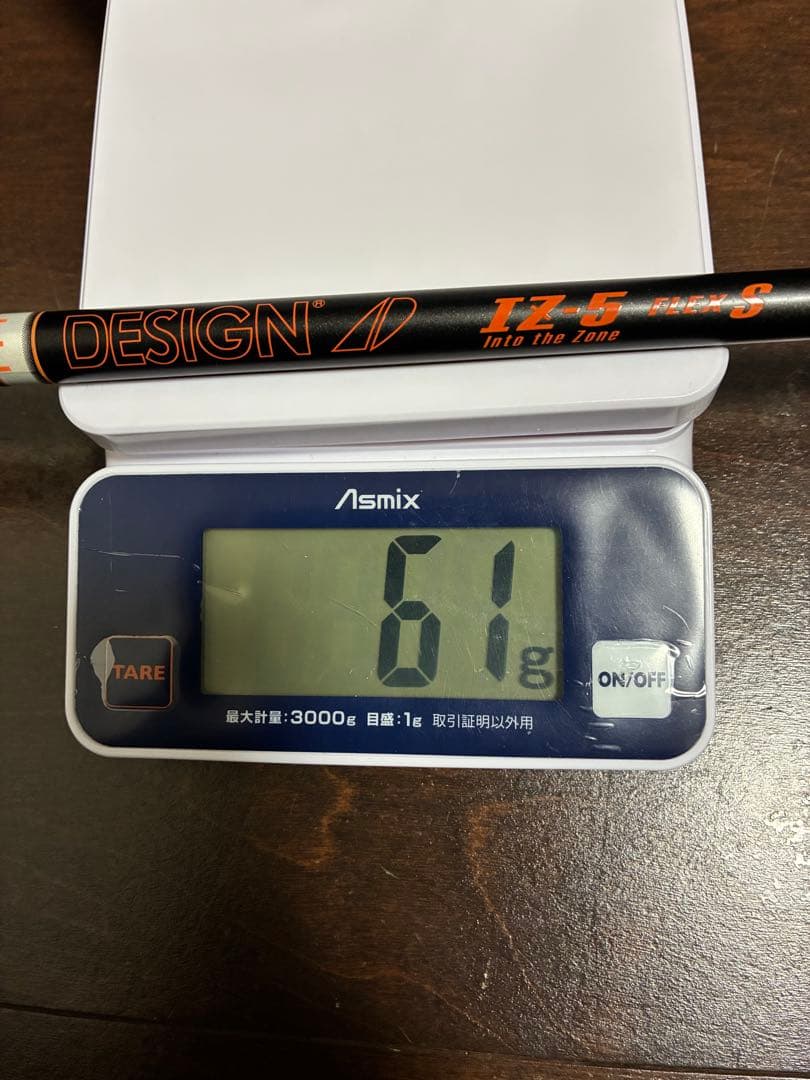 テーラーメイドスリーブ付　Tour AD IZ 5s 1w用シャフト