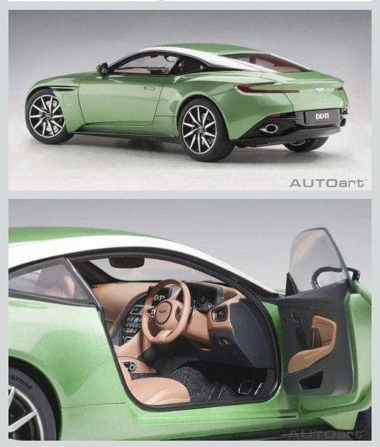 AUTOart 1/18 アストンマーチン DB11 メタリック グリーン 完成
