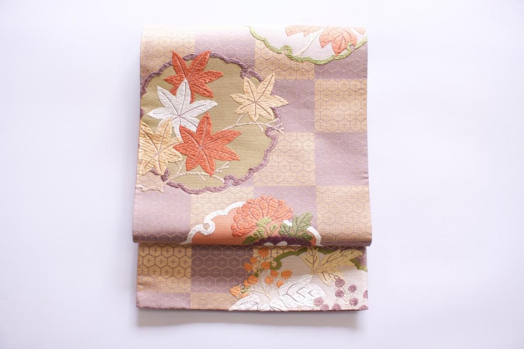 唐織　六通袋帯　正絹　お茶席　帯