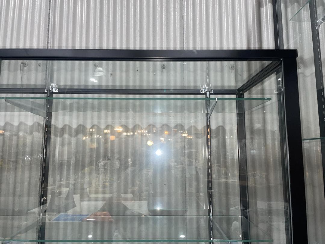 【引き取り限定②】ガラス棚 / ショーケース｜店舗ディスプレイ　店舗什器ケビント