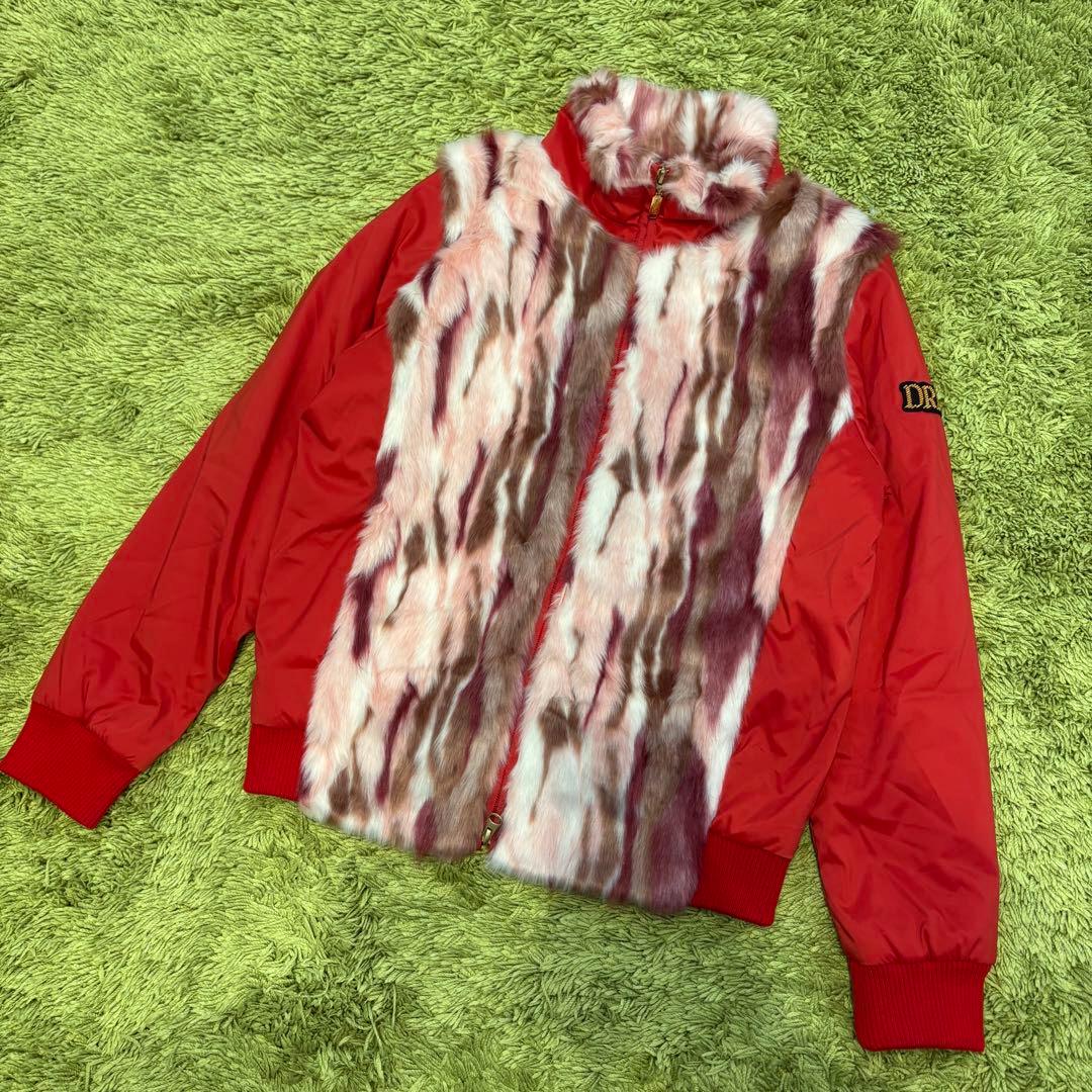 ダンスウィズドラゴン ジップジャケット アウター ファージャケット サイズ3