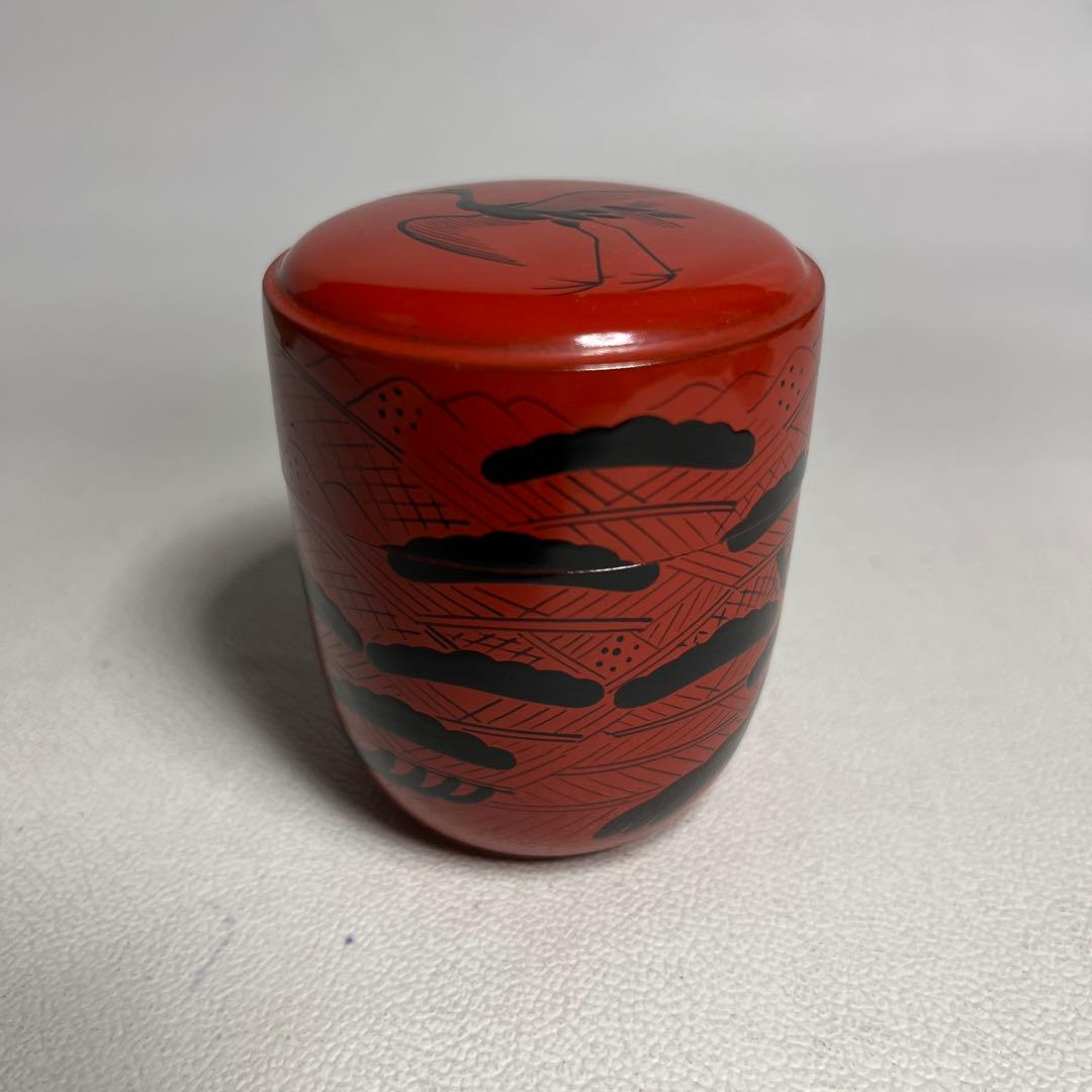 お稽古茶道具　蒔絵中棗と曙棗