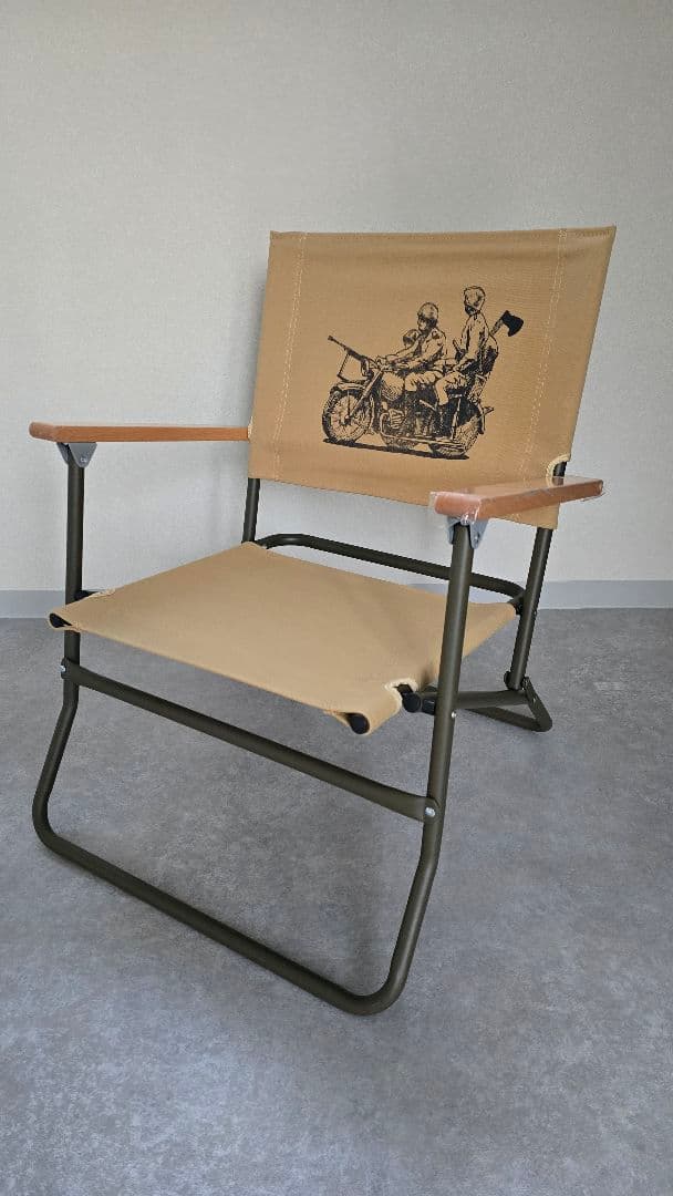 希少　新品未使用品　シルクスクリーン入り　ローローバーチェア　キャンプ