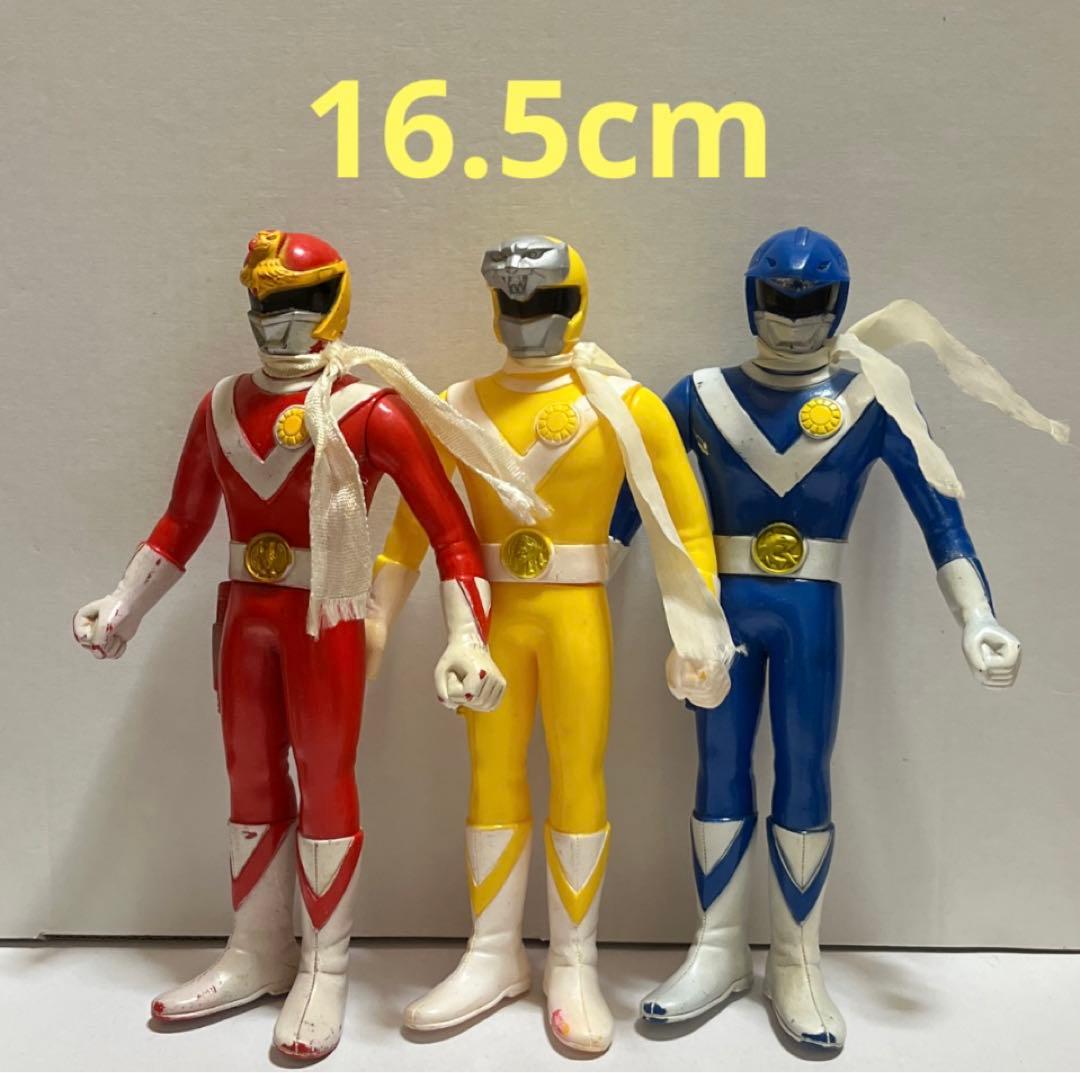 ☆サンバルカン バルイーグル バルパンサー バルシャーク ソフビ 16.5cm☆