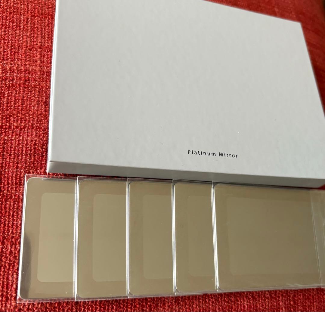 AMERICAN EXPRESS アメックス プラチナカード型 ミラー5枚セット