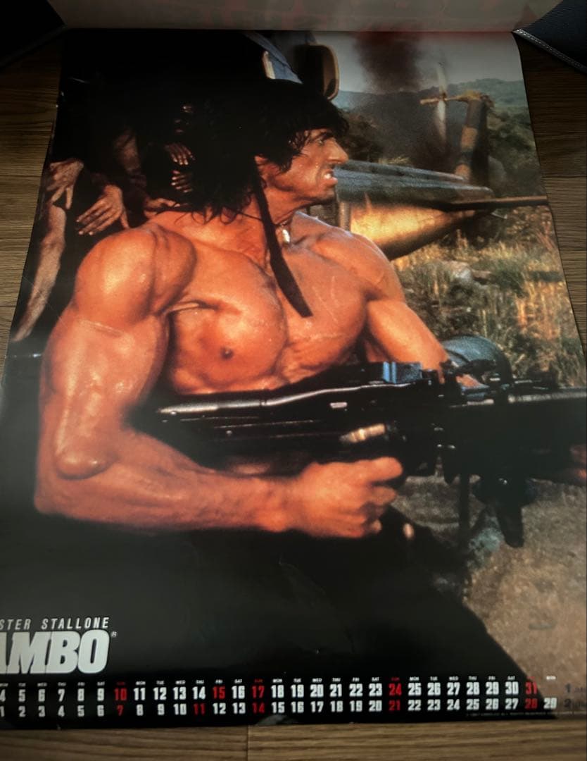 スタローン ランボー ロッキー カレンダー ポスター 3種セット