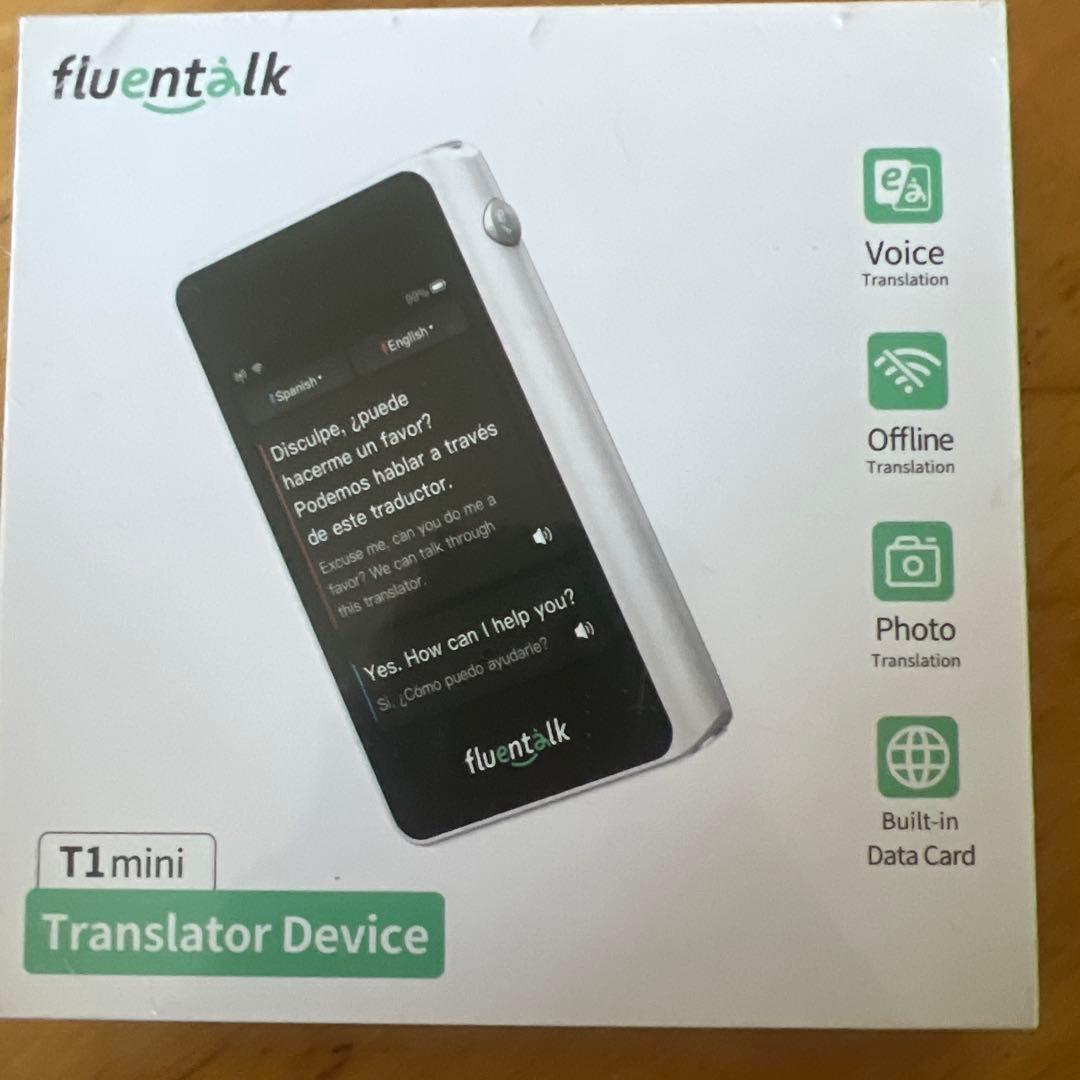 新品未開封 fluentalk T1 mini 翻訳機