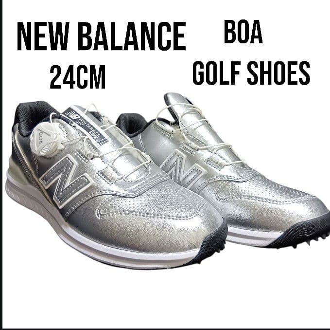 【新品】ニューバランス 996 ゴルフシューズ BOA シルバー