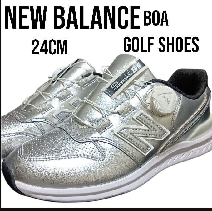 【新品】ニューバランス 996 ゴルフシューズ BOA シルバー