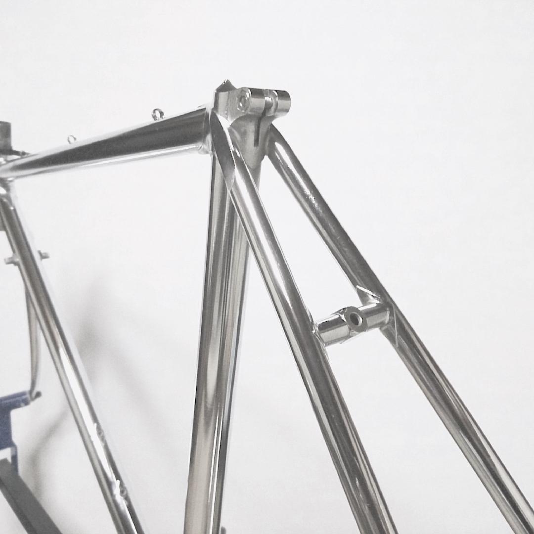 【美品】クロモリ ロードフレーム フルメッキ