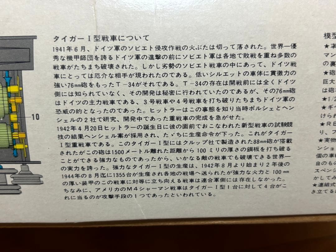 当時物 小鹿タミヤ 1/25 ドイツ陸軍重戦車 タイガーI型 リモコンタンク