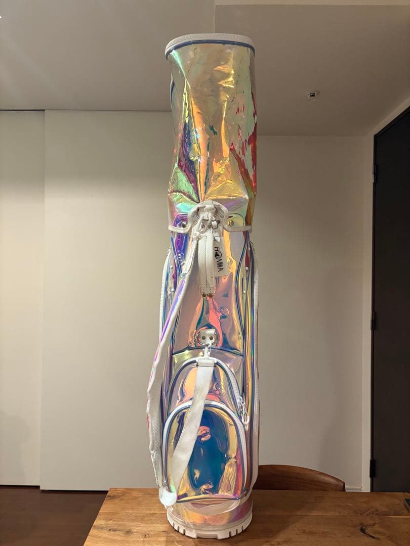 本間　ホンマ　スケルトン オーロラ　キャディバッグ　非売品