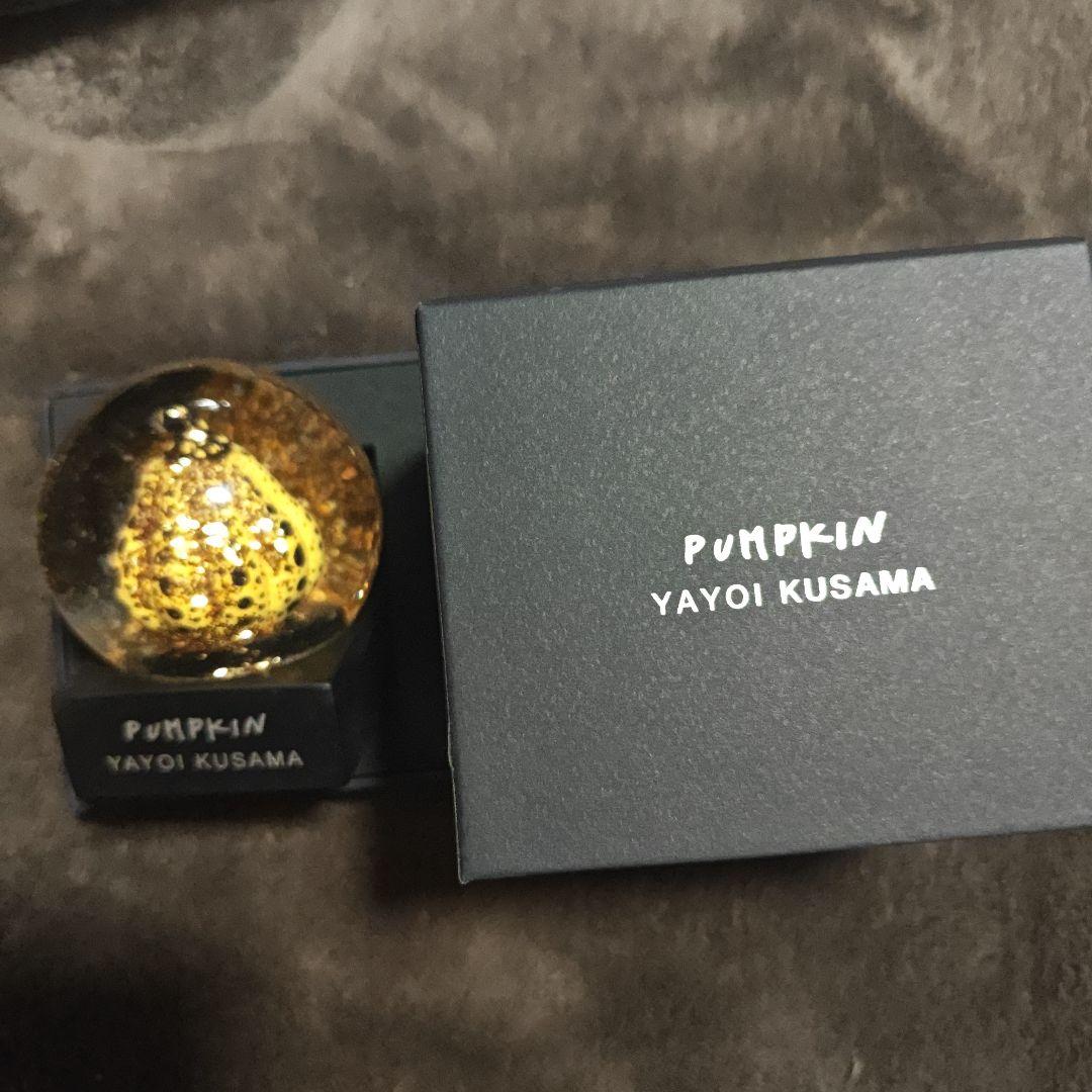 専用　草間彌生 スノードーム かぼちゃ/　直島　限定　オブジェ　レッド