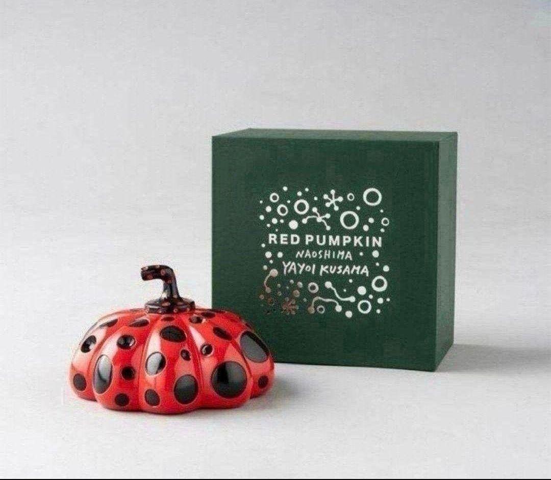 専用　草間彌生 スノードーム かぼちゃ/　直島　限定　オブジェ　レッド