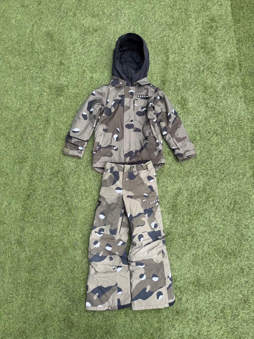 Burton 23-24 迷彩柄 スノーボードウェア 子ども用
