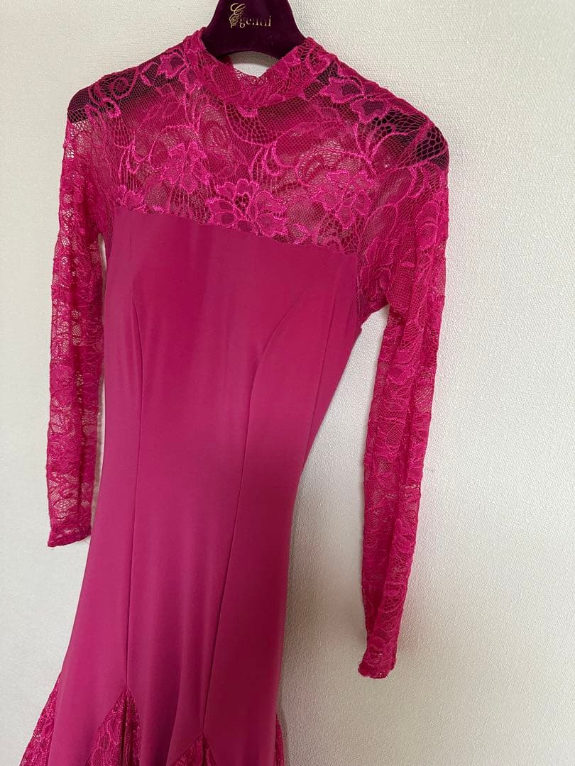 社交ダンスgentil ジャンティ　スタンダード ドレス　ワンピース