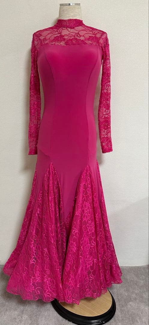 社交ダンスgentil ジャンティ　スタンダード ドレス　ワンピース