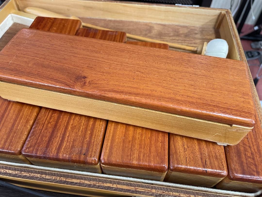 木製ウッドブロック パーカッション打楽器！