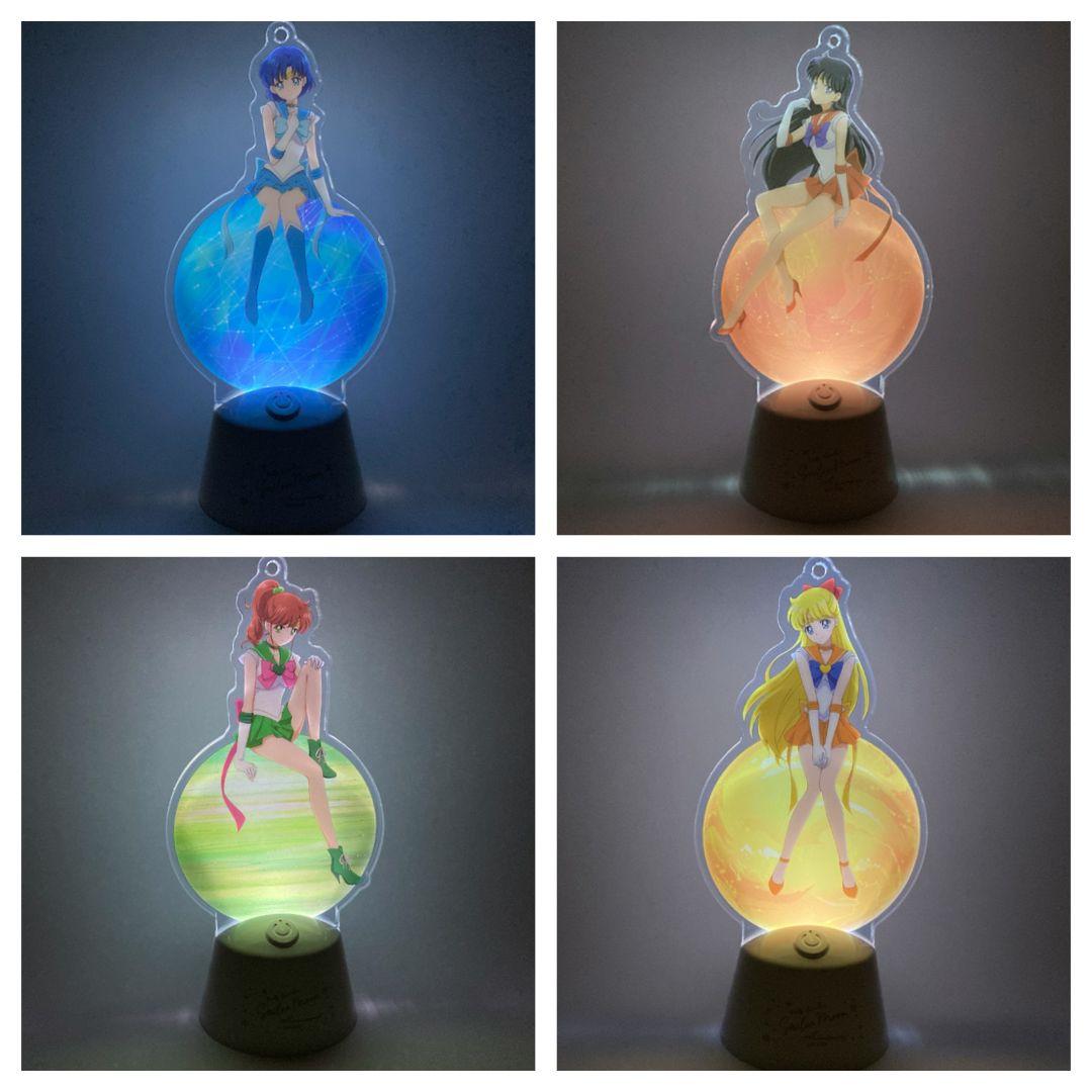 【未開封品】セーラームーン フラッシュアクリルキーホルダー　10戦士コンプリート