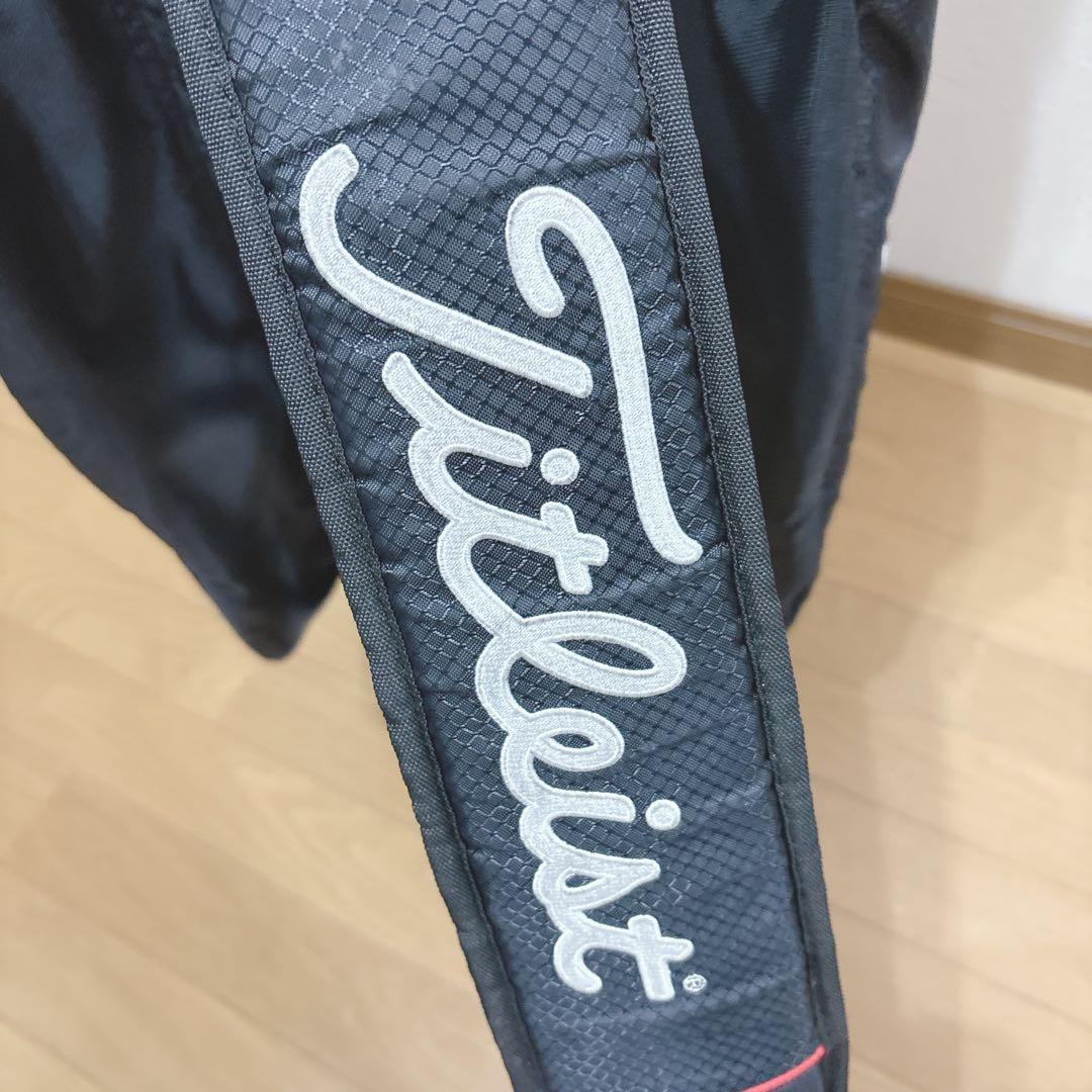 K454 Titleist メンズ キャディバッグ 14分割 赤 黒