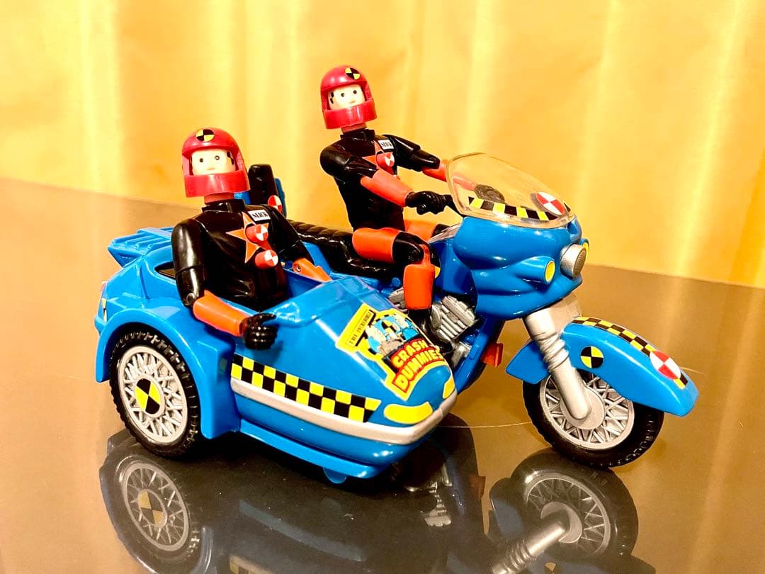 【希少美品】クラッシュダミーズ　フィギュア　ビークル　セット　当時もの