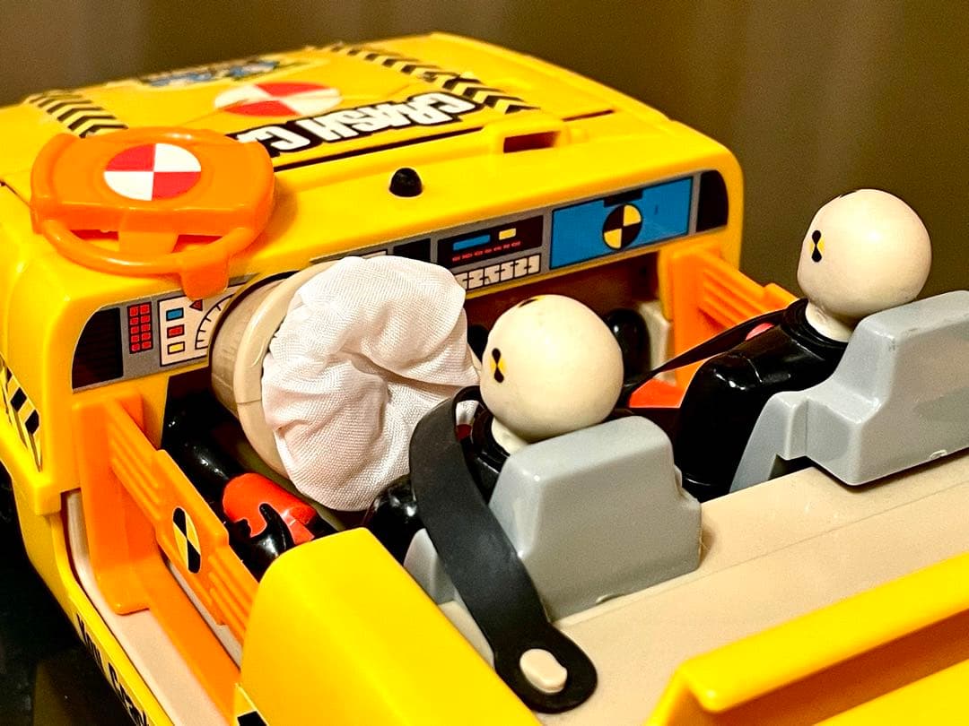 【希少美品】クラッシュダミーズ　フィギュア　ビークル　セット　当時もの