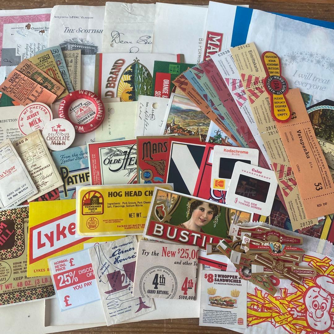 【223】 ヴィンテージ 紙ものセット 送料込み✩