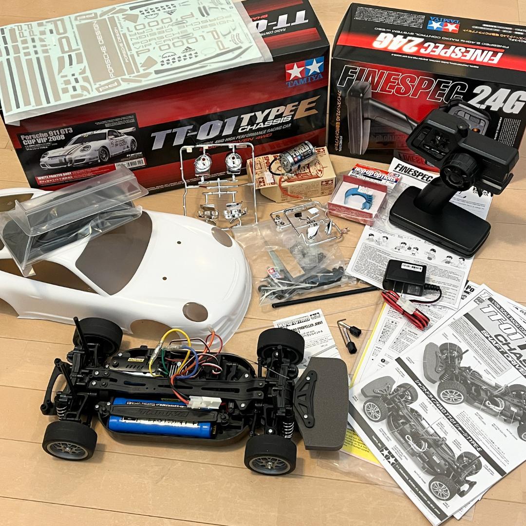 タミヤ RCカー ポルシェ 911 GT3 2008 TT-01 TYPE-E