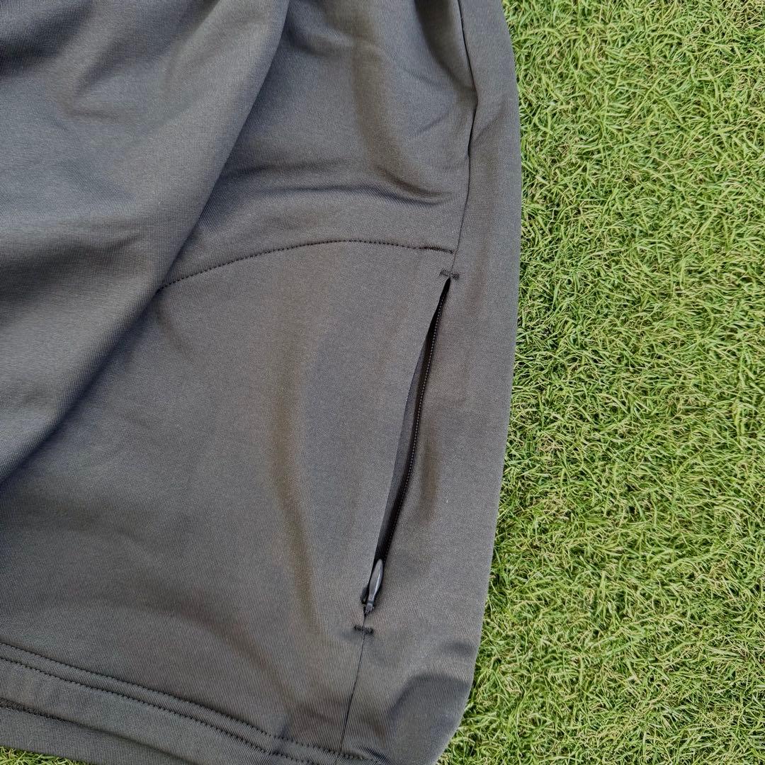 LUZeSOMBRA チャコールグレー ハーフジップトップ　140