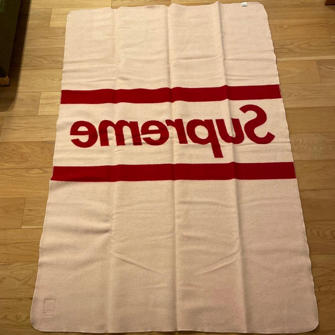 Supreme Faribault Wool Blanket ブランケット 赤