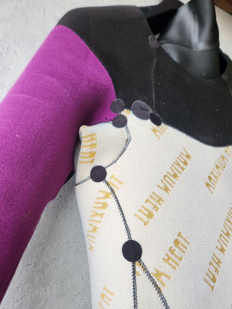 フェロー セミドライ 裏起毛 ウェットスーツ ５×3ミリ ML 黒