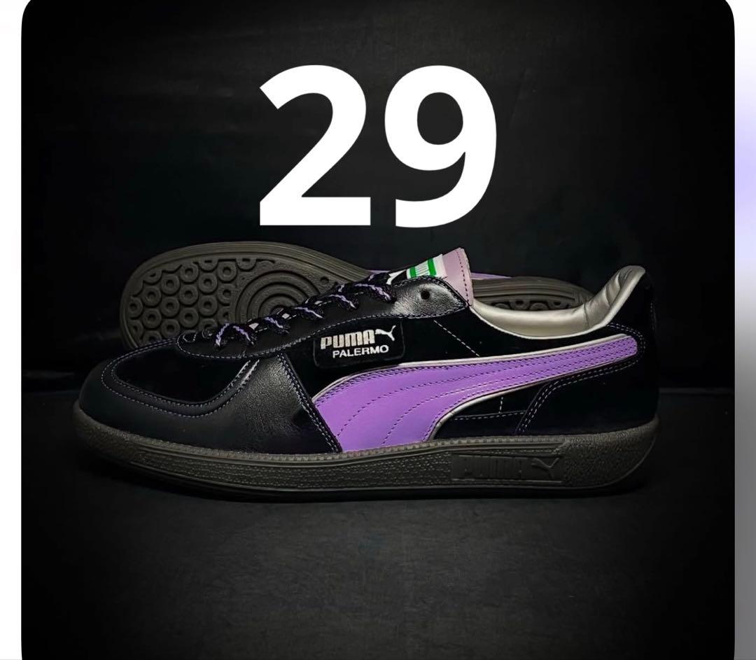 シューズ PUMA PALERMO MIJ FUJIEDA purple/silver