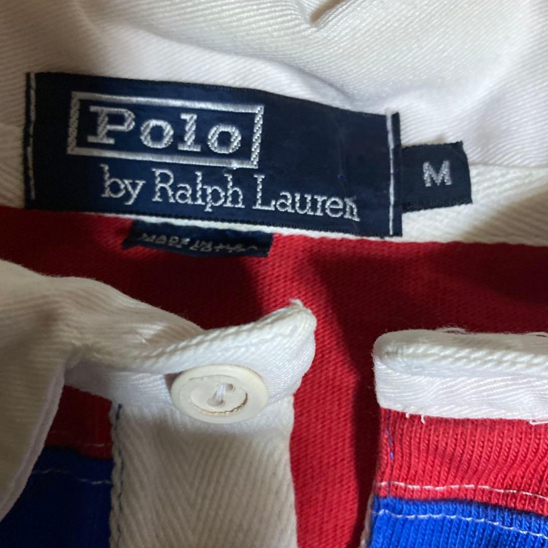 80s ラルフローレン ラガーシャツ usa製