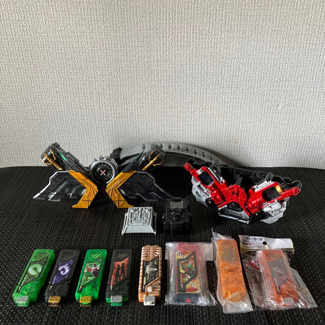 仮面ライダーW DXダブルドライバー、ガイアメモリセット！動作確認済み！