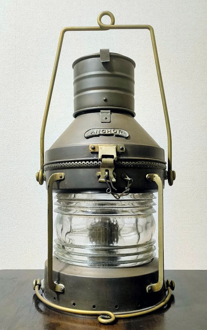 希少 アンティーク ANCHOR アンカー イギリス製 海上 ランタン 47cm