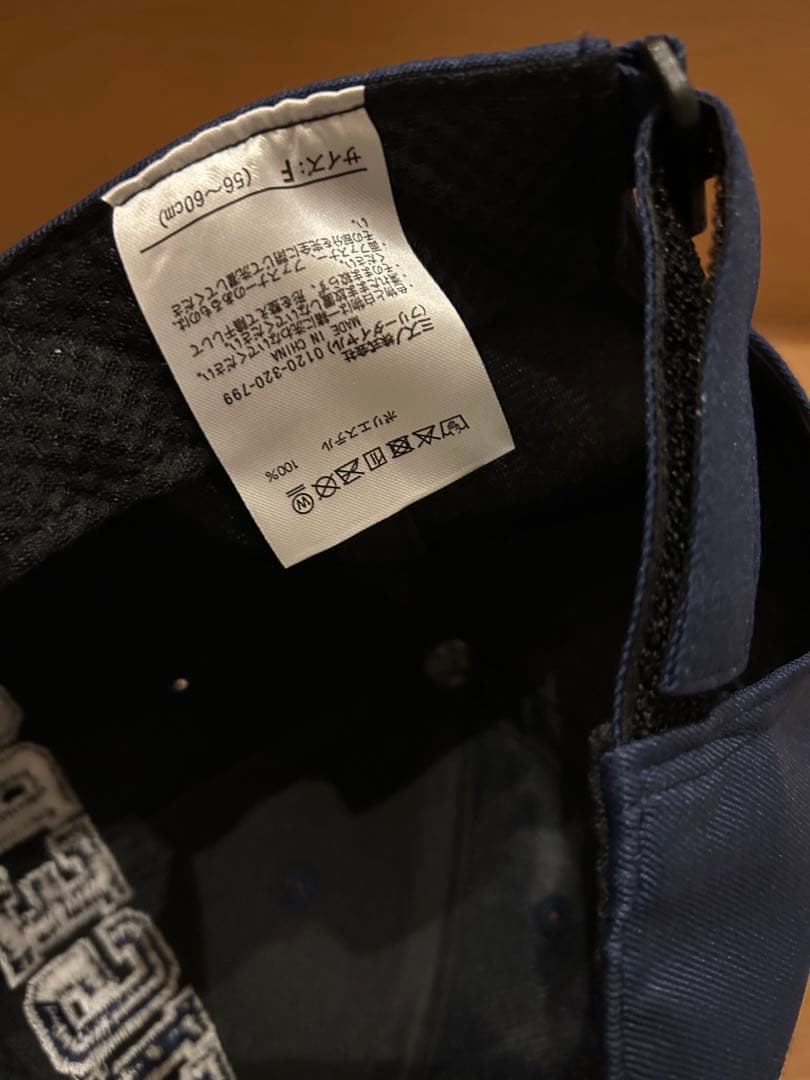 【新品未使用　非売品】阪神タイガース春季キャンプ　関係者限定帽子　ネイビー