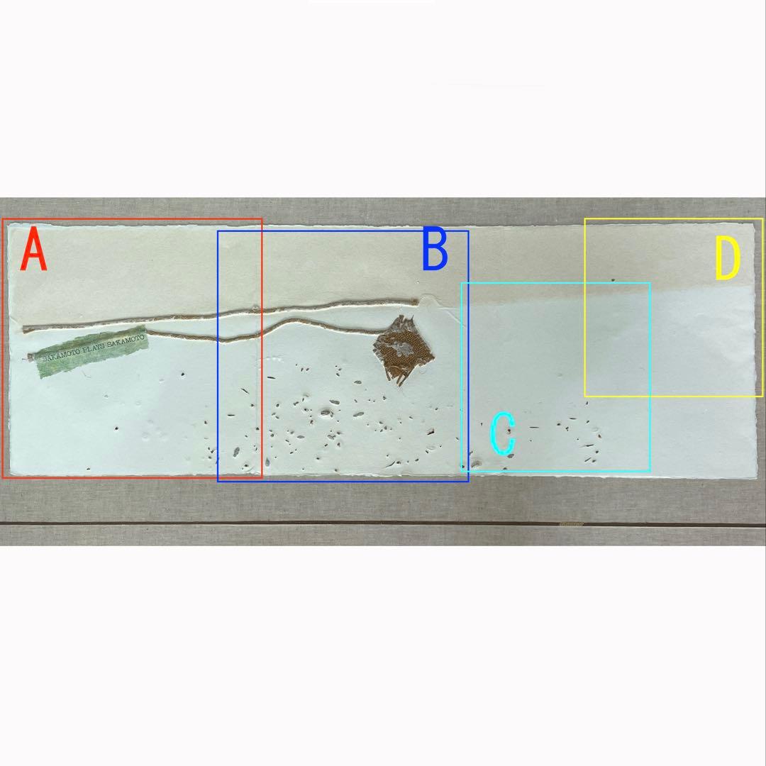 坂本龍一 「SAKAMOTO PLAYS SAKAMOTO」 額装
