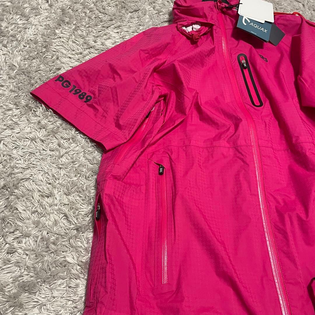 新品タグ付き　パーリーゲイツ AQUAX レインウェア 防水 ウィンドブレーカー