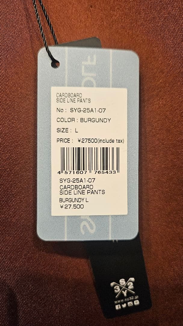 SALE 50%OFF 新品 SY32 GOLF 上下セット サイズL