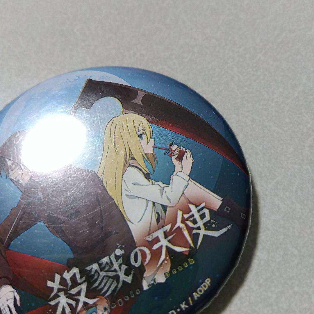 【殺戮の天使】ザック＆レイチェル きゃらドリ コラボカフェ本舗 缶バッジ