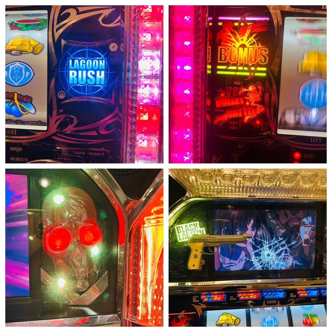 初代ブラックラグーン スロット実機 メダル不要機搭載